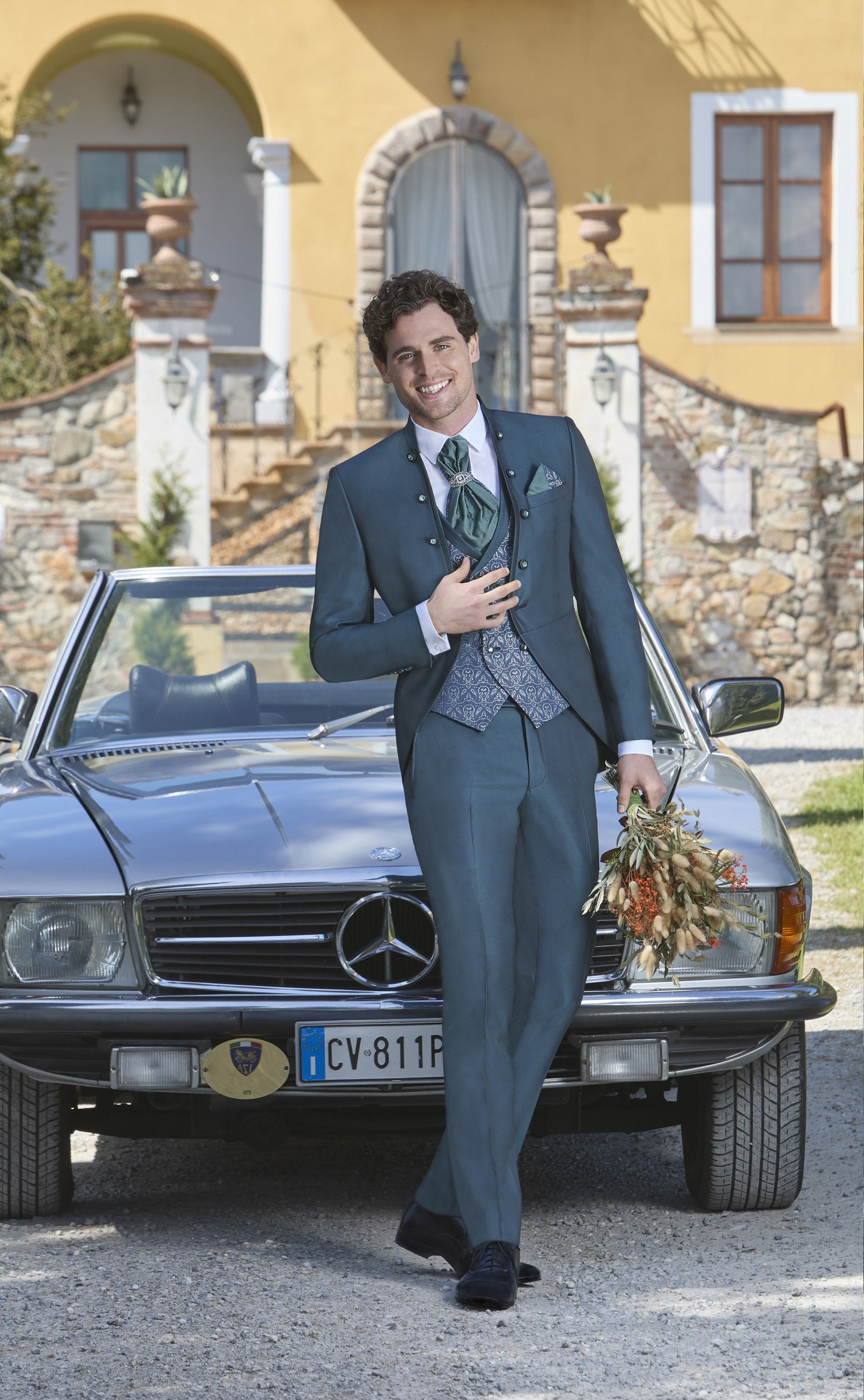 Costume complet de Marié Vert 62.25.900