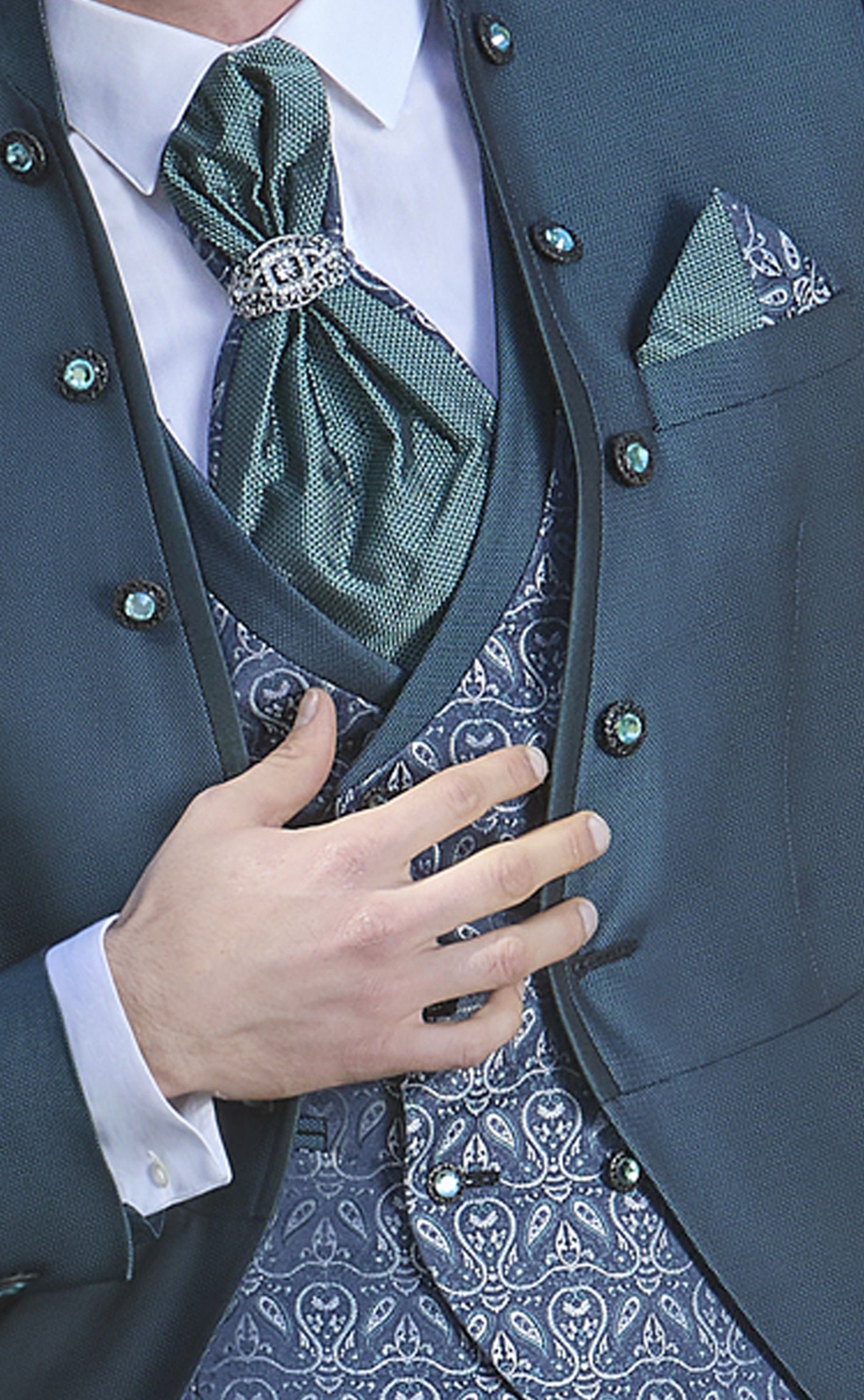 Costume complet de Marié Vert 62.25.900