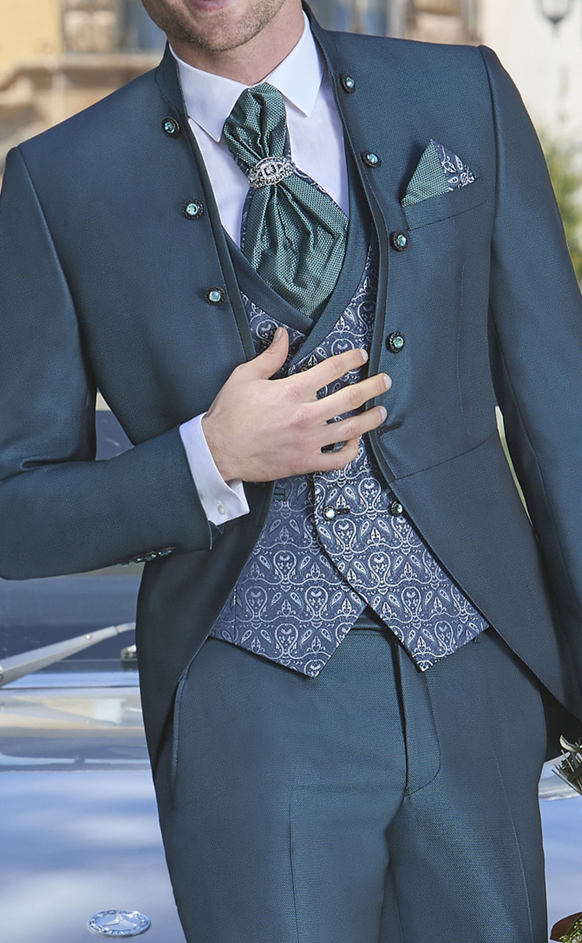 Costume complet de Marié Vert 62.25.900