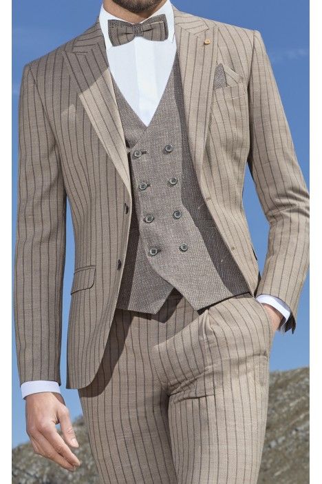 Wool/Silk/Linen Groom Suit 76.25.640