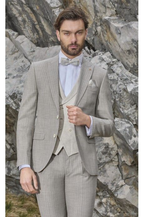 Wool/Cotton Groom Suit Lanificio TG di Fabio 81.25.690