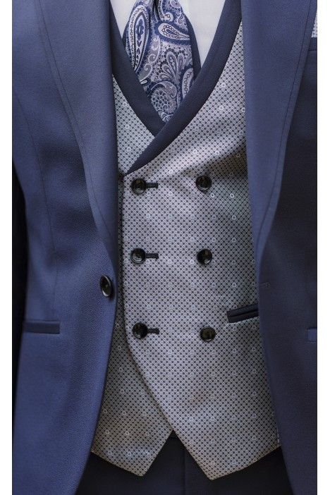Blue Wool Groom Suit ? Zignone Fabric 05.26.310