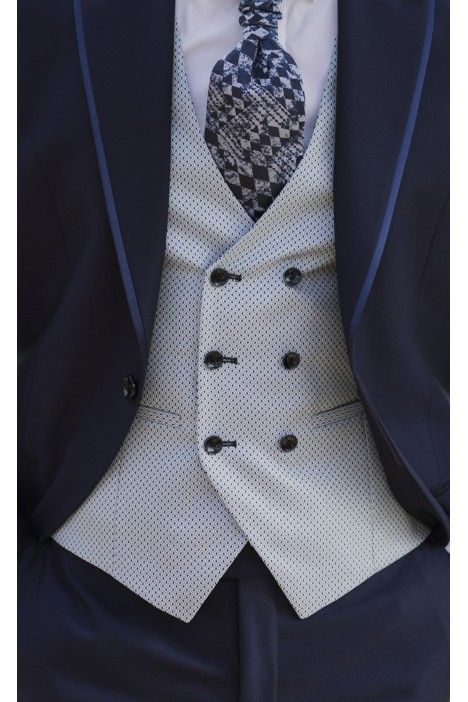 Traje de novio azul de lana ? Tejido Reda 07.26.310 Traje de novio azul de lana ? Tejido Reda 07.26.310