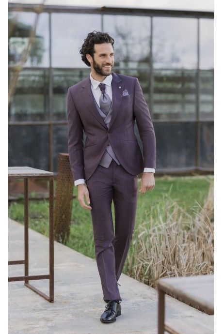 Pink Wool Groom Suit ? Zignone Fabric 33.26.400A