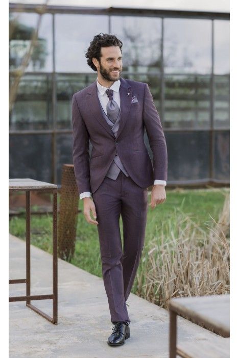 Pink Wool Groom Suit ? Zignone Fabric 33.26.400A