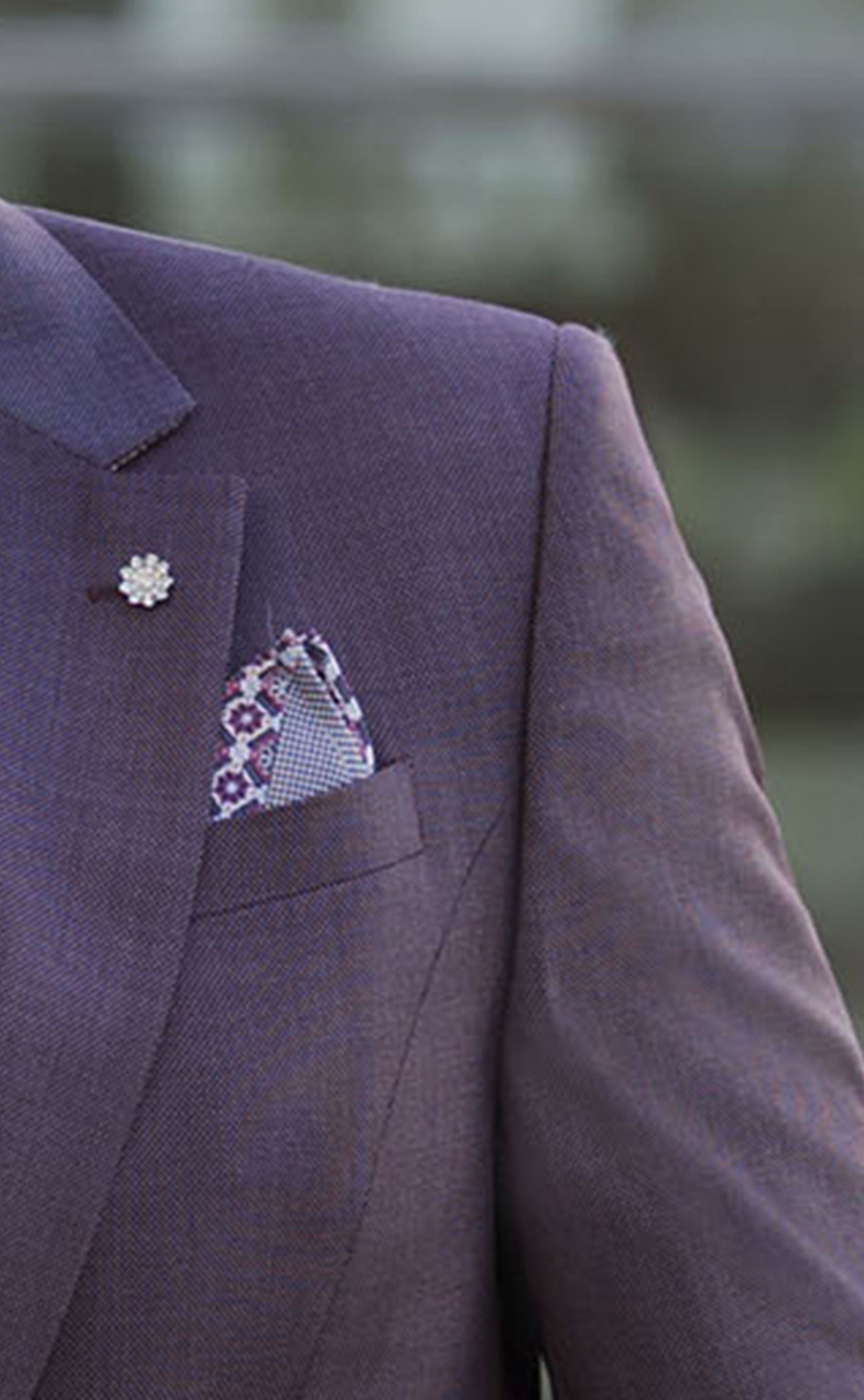 Fato de noivo lã Rosa tecido Zignone 33.26.400A