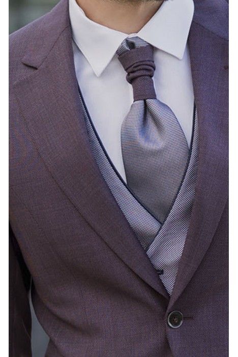 Rosa Brutigamanzug aus Wolle ? Stoff Zignone 33.26.400A