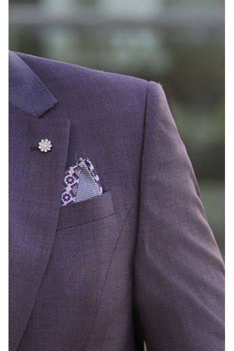 Rosa Brutigamanzug aus Wolle ? Stoff Zignone 33.26.400A