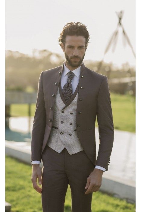 Pink Wool Groom Suit ? Zignone Fabric 34.26.450