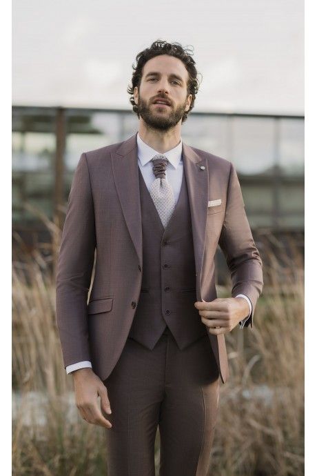 Green Wool Morning Suit with Micro Pattern ? Zignone Fabric 34.26.450A