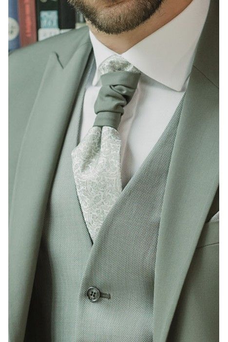 Traje de novio verde de lana ? Tejido Zignone 44.26.800