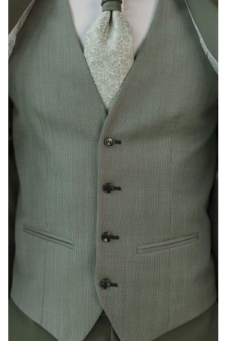 Traje de novio verde de lana ? Tejido Zignone 44.26.800