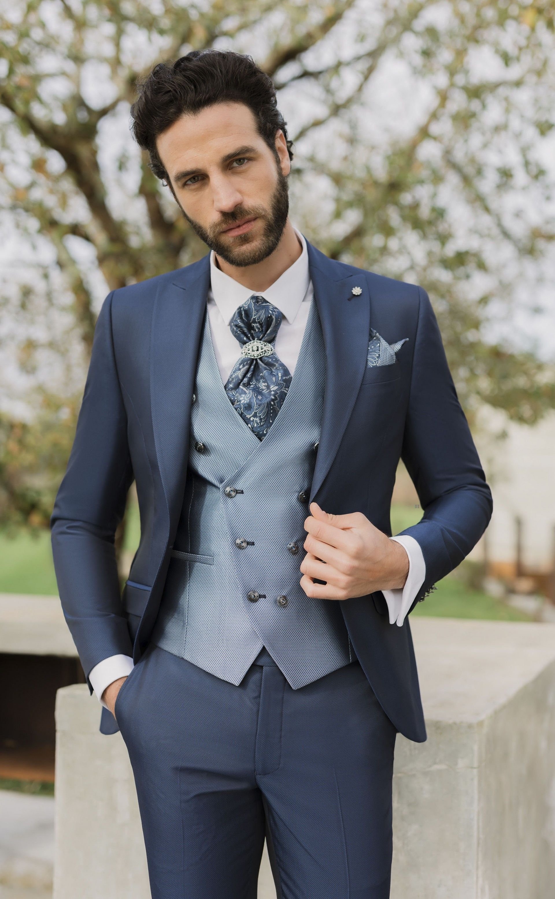 Traje de novio azul 47.26.310