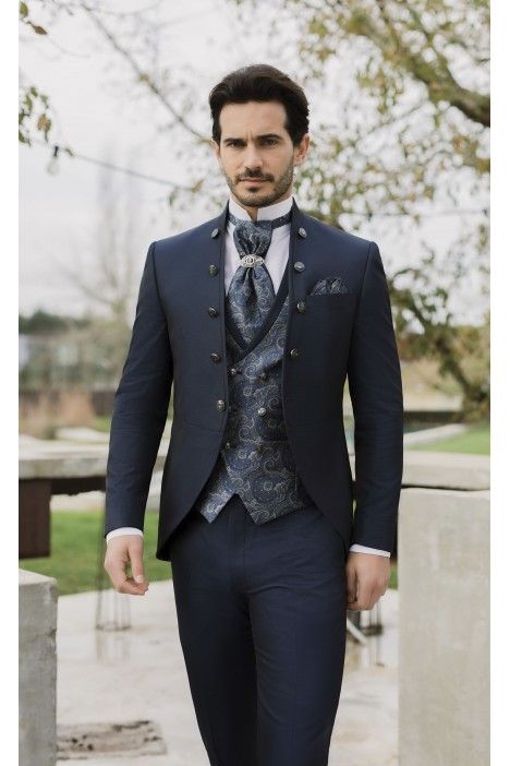 Traje de novio azul 50.26.311