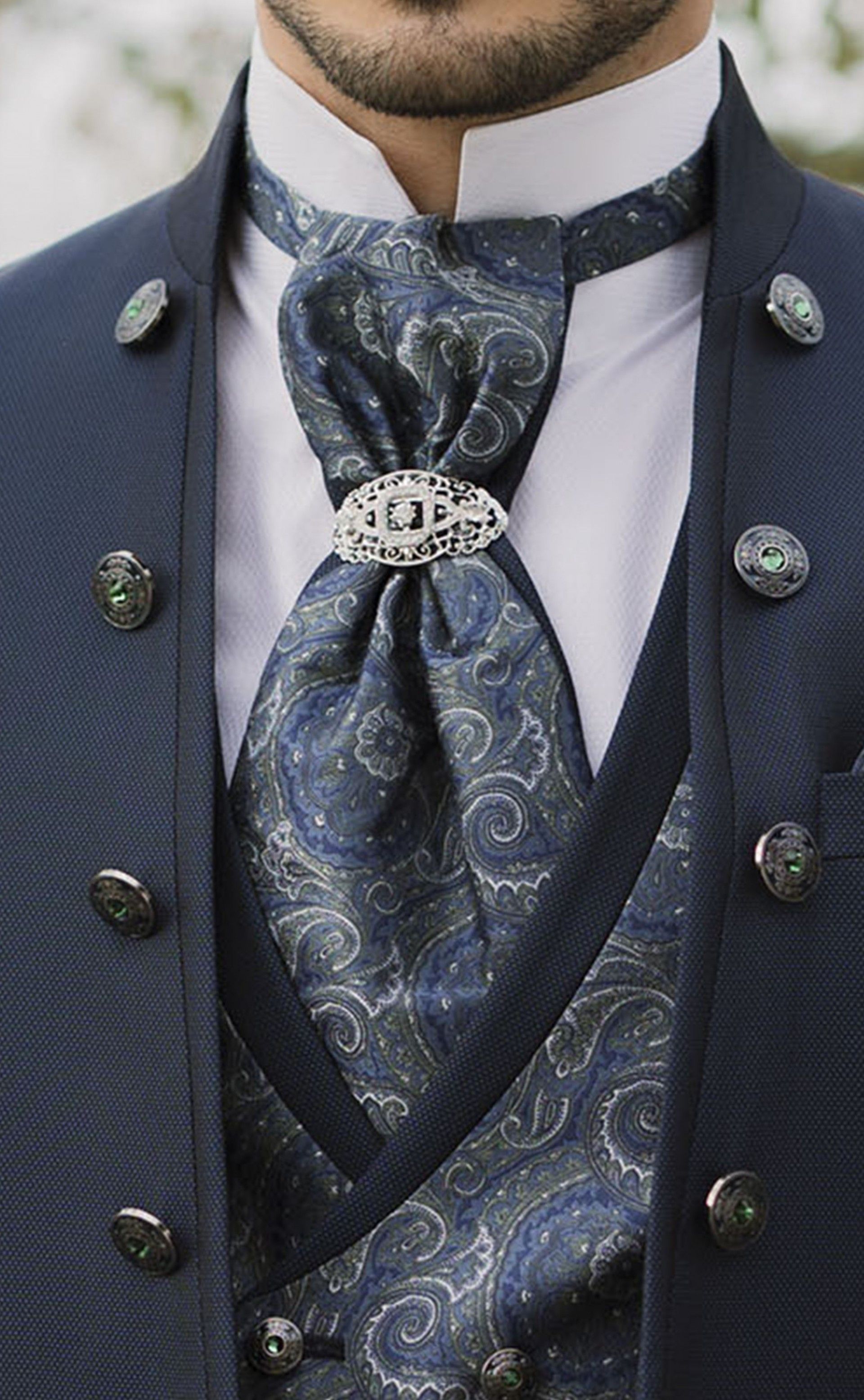 Traje de novio azul 50.26.311