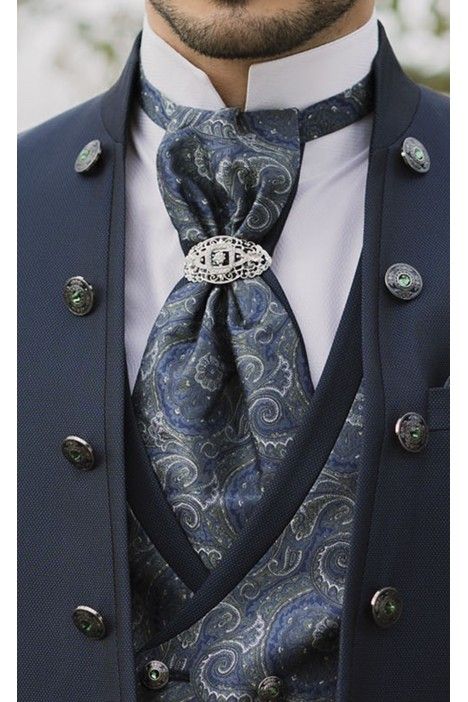 Traje de novio azul 50.26.311