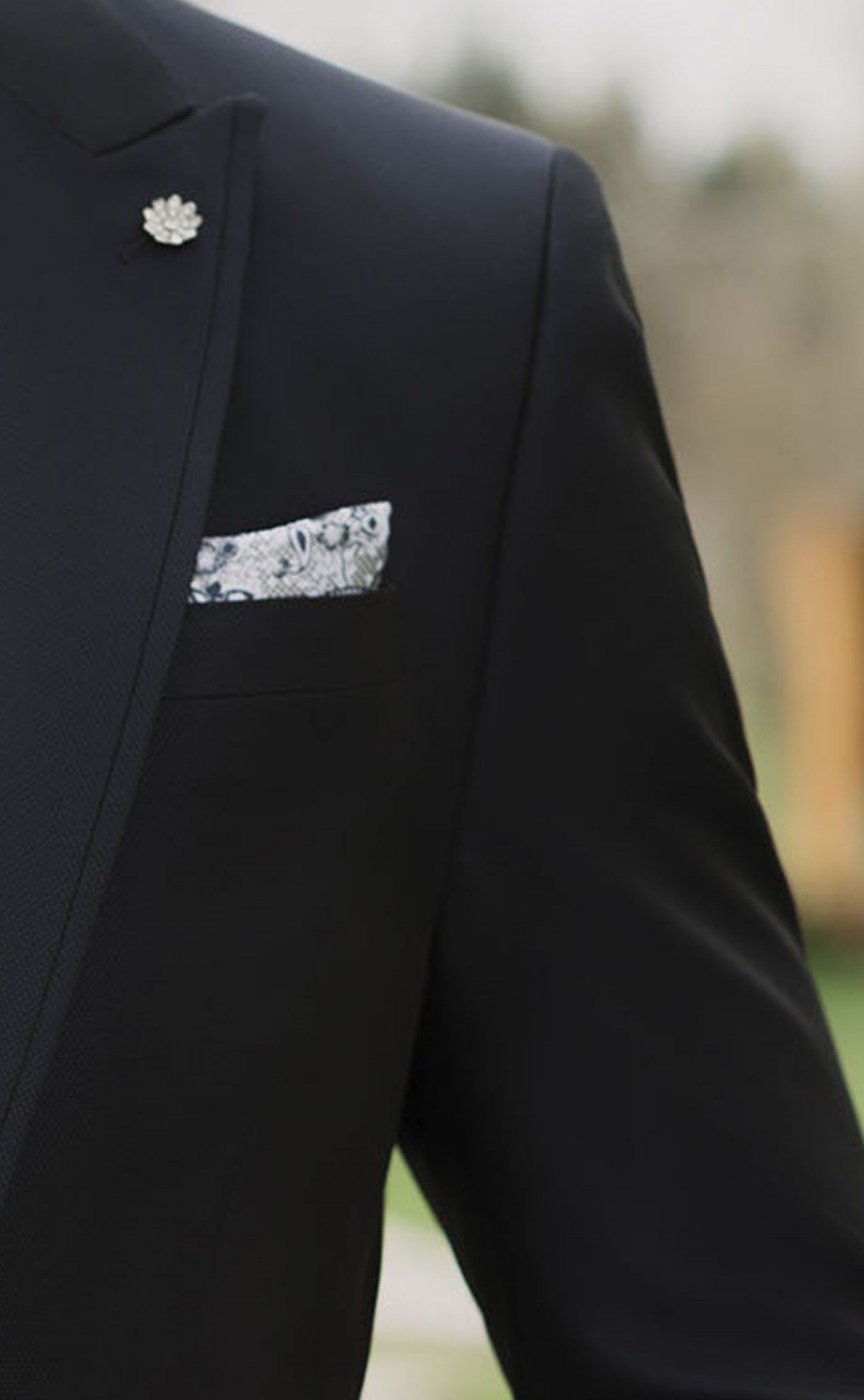 Traje de novio azul oscuro 51.26.303