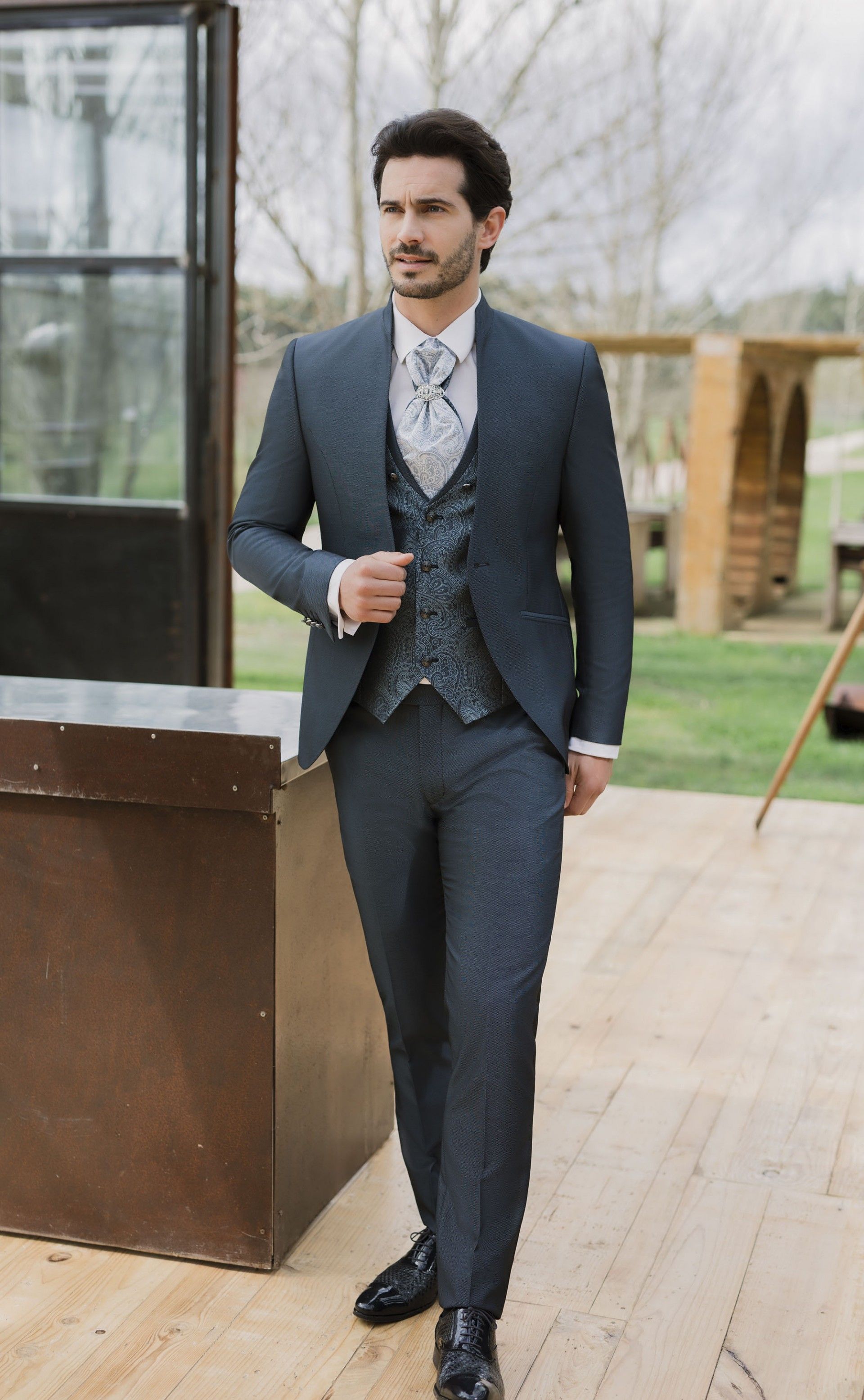 Traje de novio verde 59.26.321