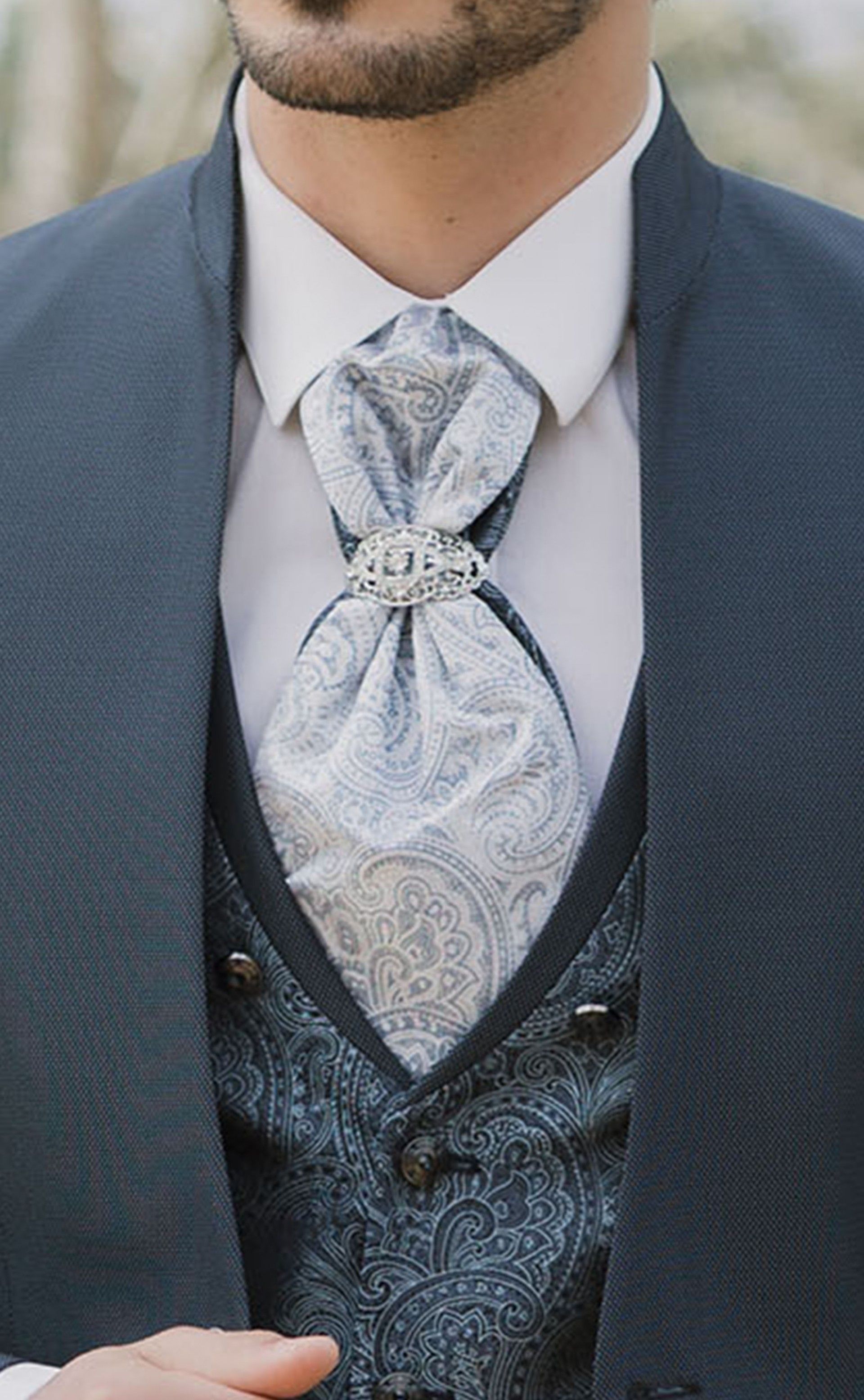 Traje de novio verde 59.26.321