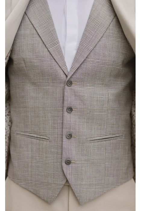 Traje de novio beige 74.26.690