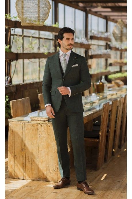 Traje de novio verde oscuro 83.26.900B
