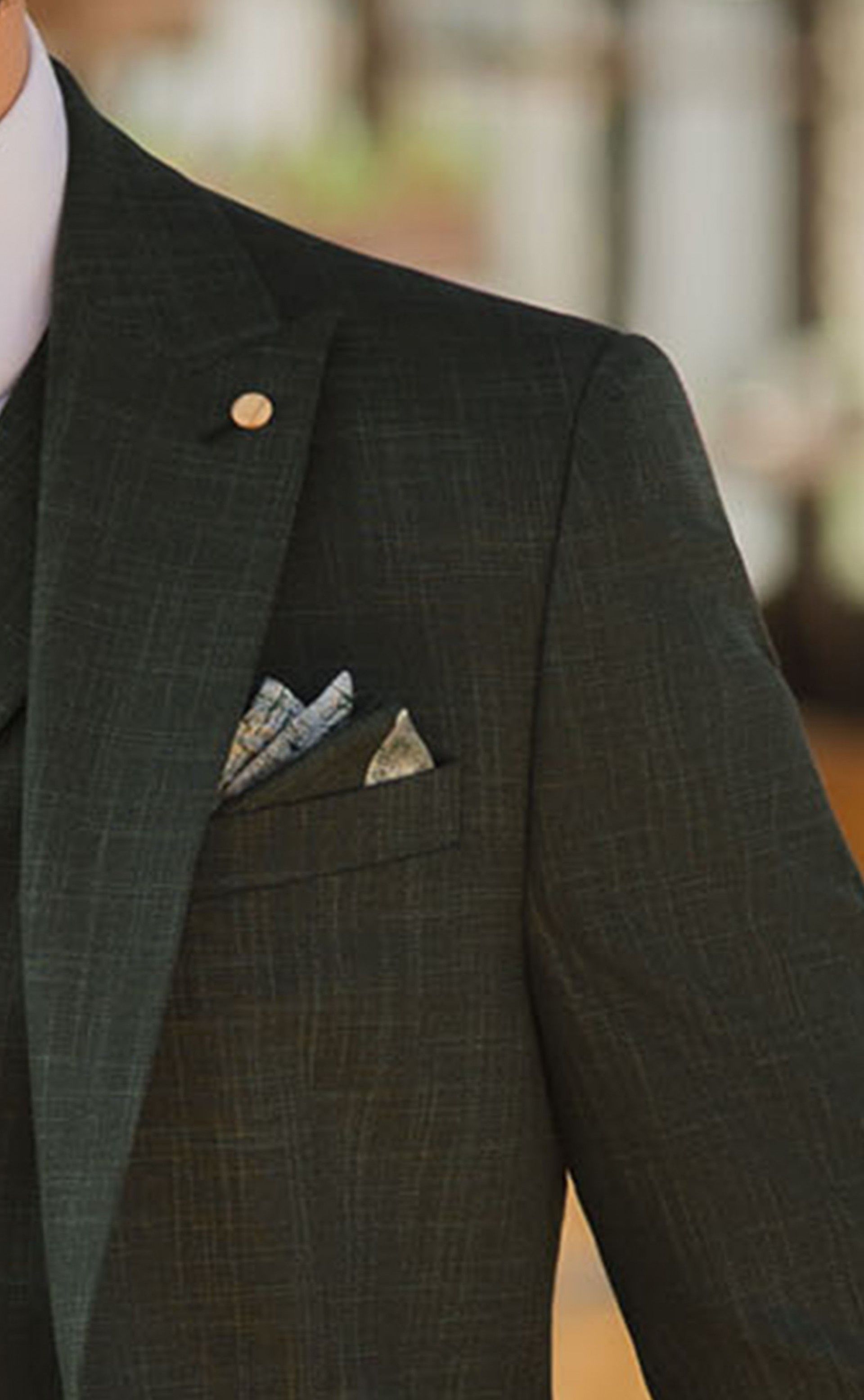 Traje de novio verde oscuro 83.26.900A