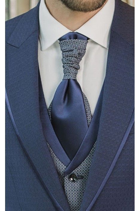 Blue Wool Groom Suit with Micro Pattern ? Zignone Fabric 108.26.311 Blue Wool Groom Suit with Micro Pattern ? Zignone Fabric 108.26.311