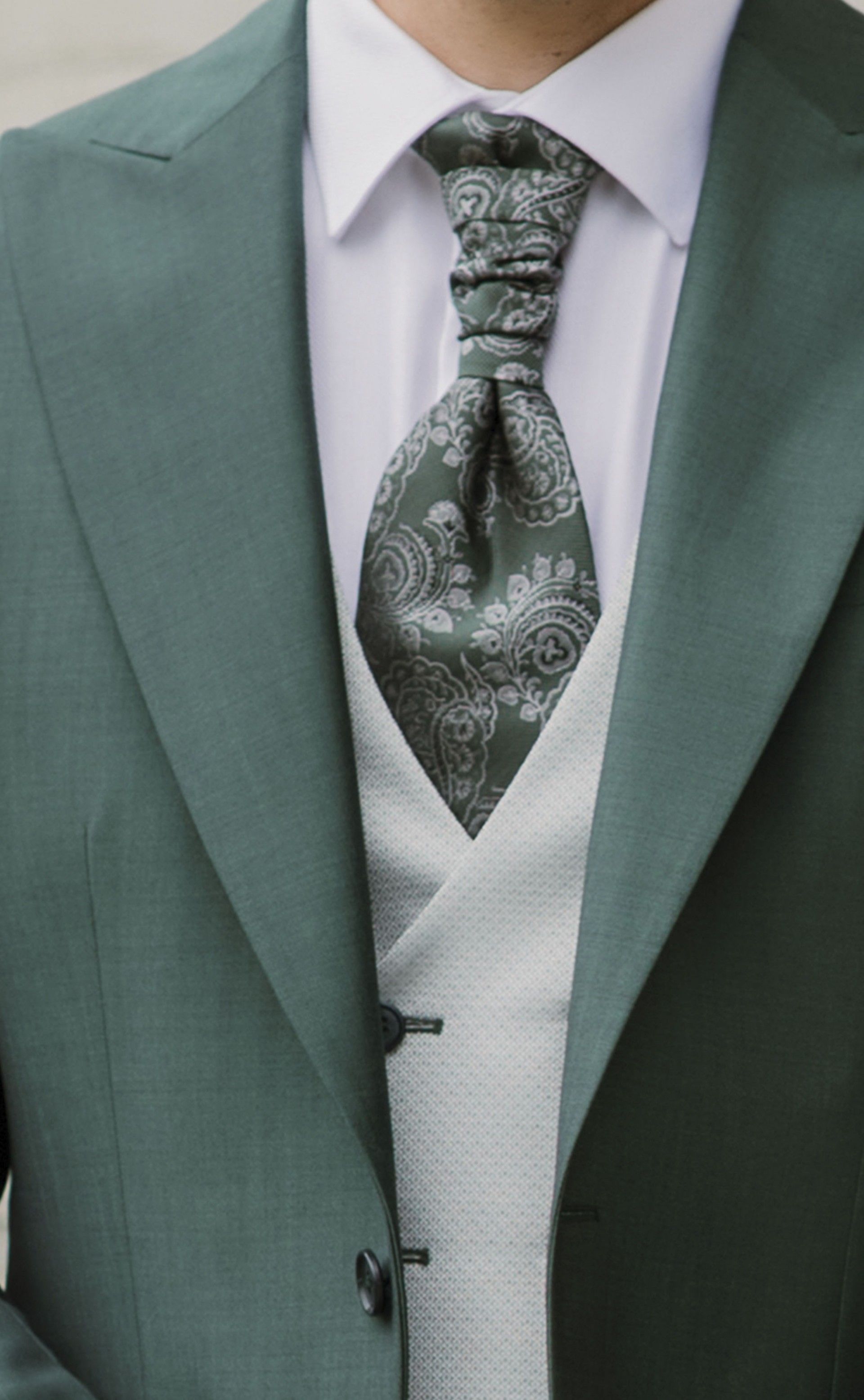 Fato de noivo lã Verde tecido Zignone 37.26.91A