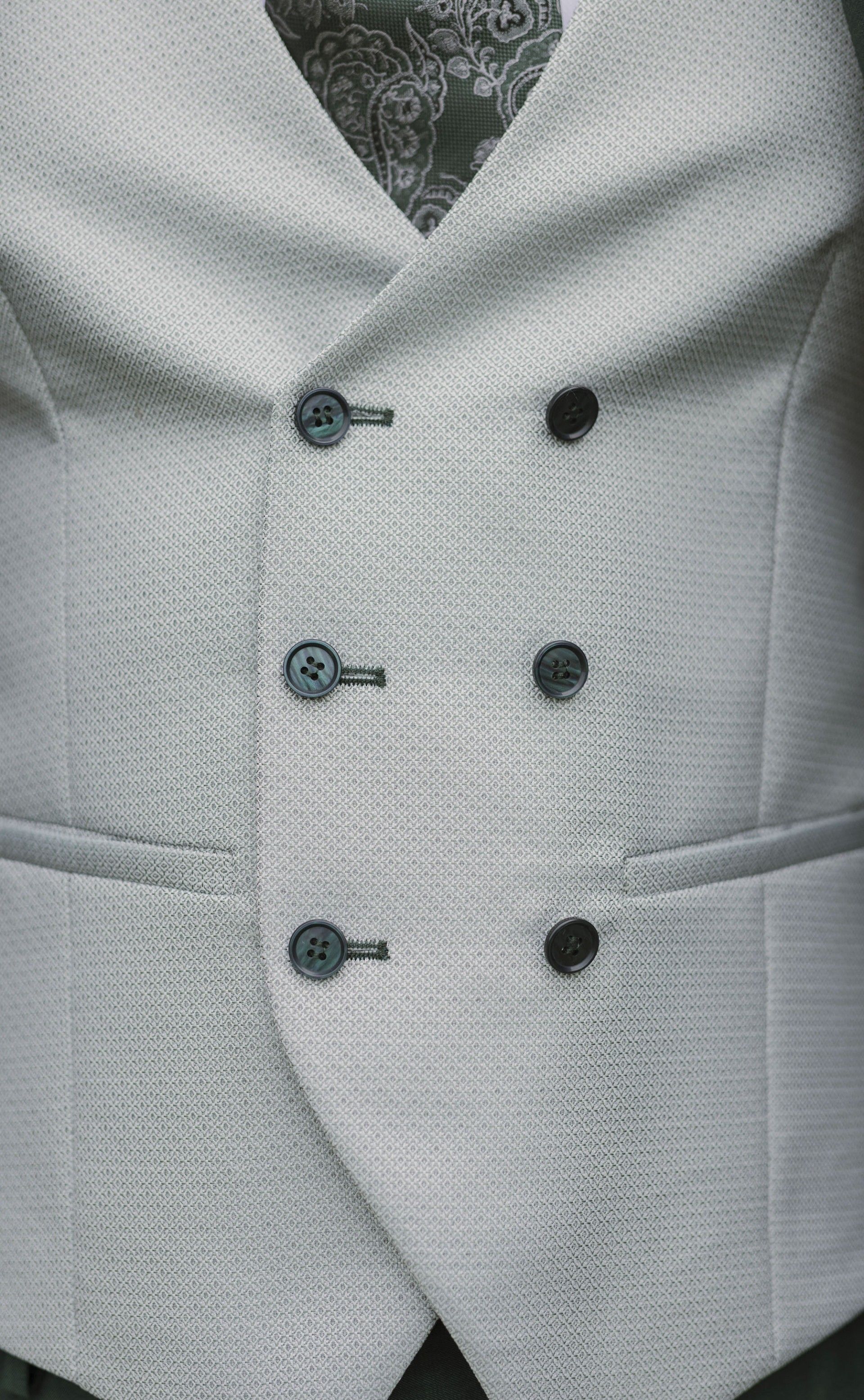 Green Wool Groom Suit ? Zignone Fabric 37.26.91AA